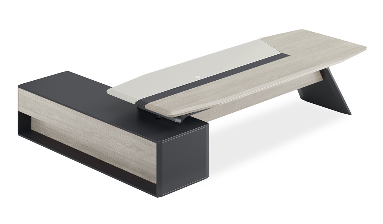‘Aulenti Neo’ 9 Ft Director’s Table In Open Pore White Oak