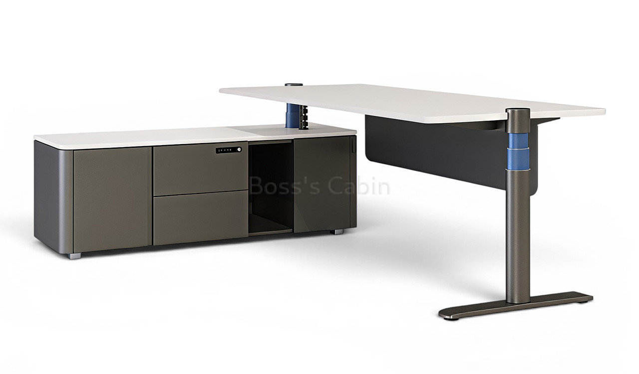 ‘Up7’ 7 Feet Office Desk with Motorized Height Adjustment