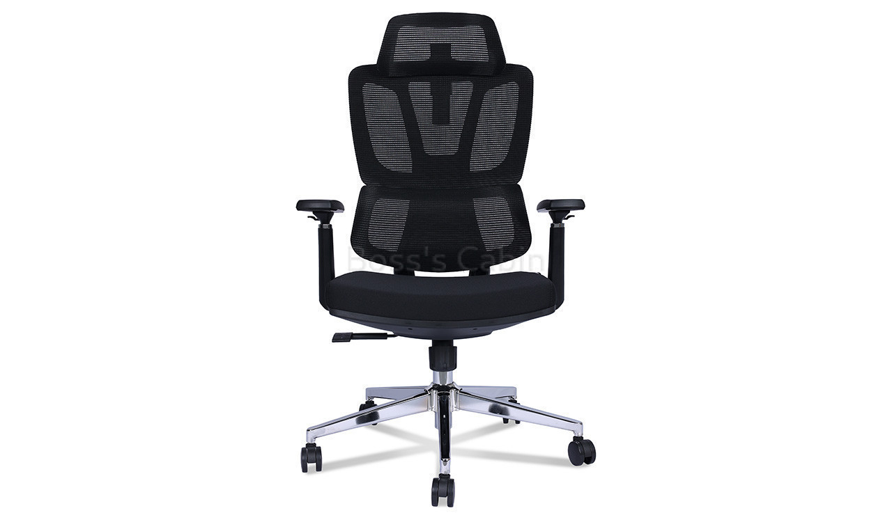 ‘Clove’ High Back Office Chair In Black Frame