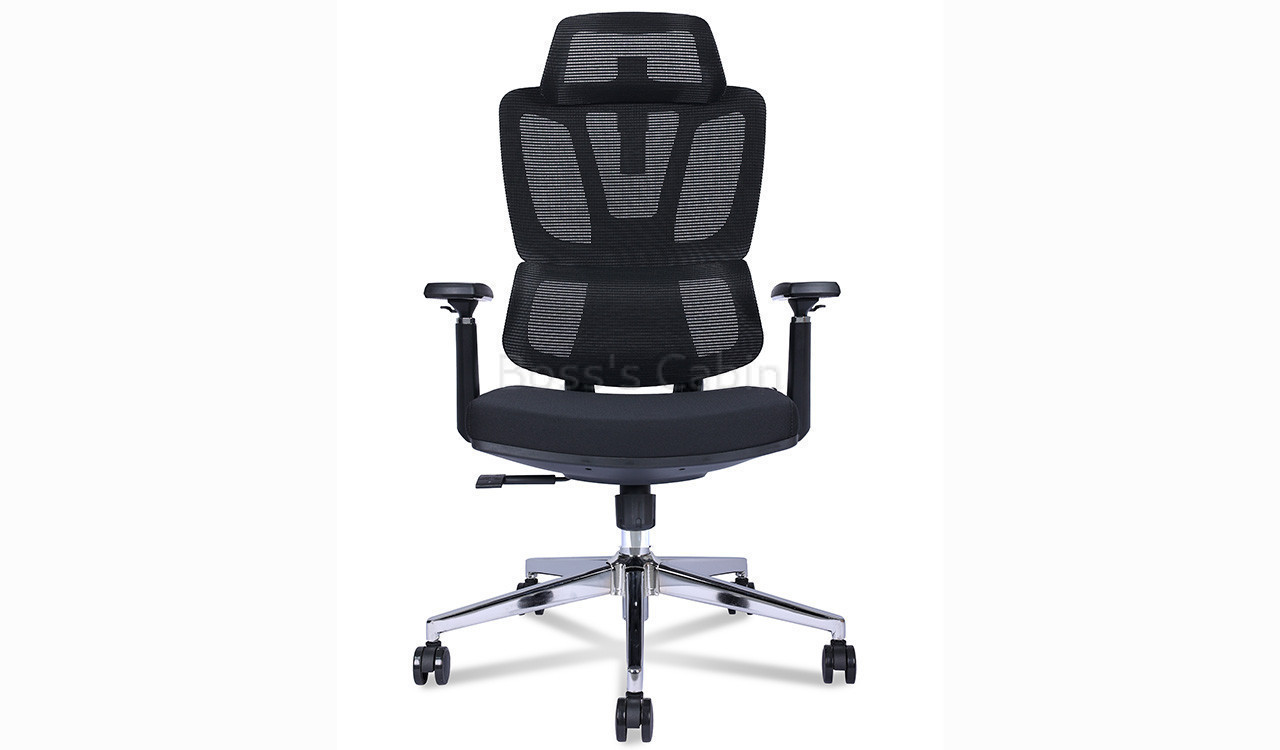 ‘Clove’ High Back Office Chair In Black Frame