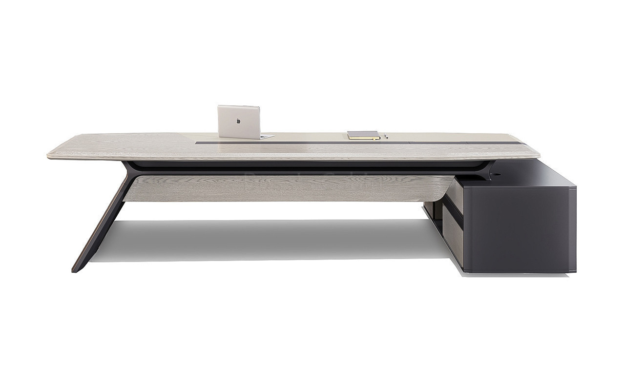 ‘Aulenti Neo’ 9 Feet Director’s Table In Open Pore White Oak