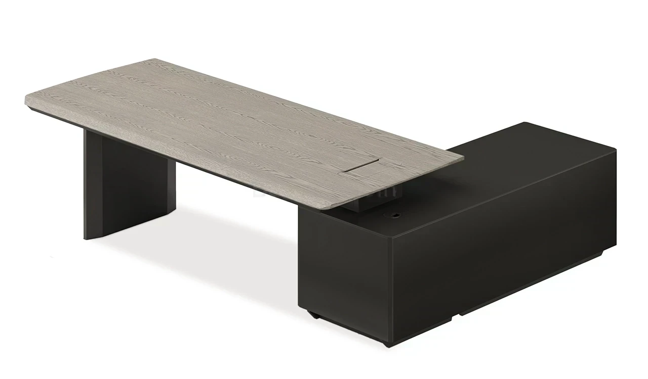 ‘Aero’ Lite 8 Feet Height Adjustable Desk In White Oak Veneer