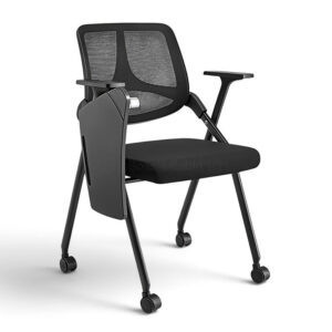 ‘Qube’ Mesh Back Training Chair With Foldable Writing Pad