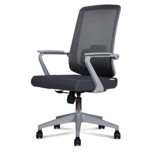 ‘Spirit Plus’ Medium Back Mesh Office Chair In Gray Frame